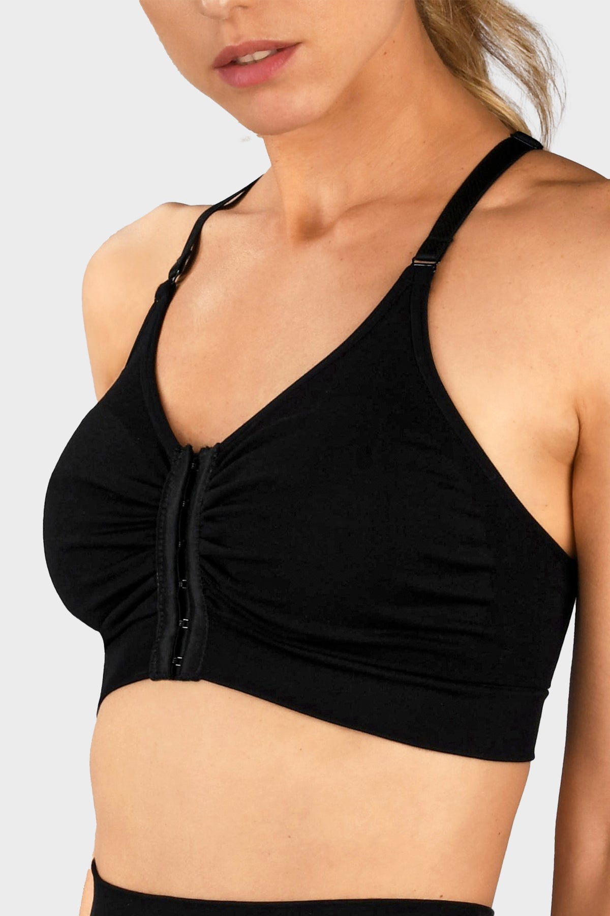 Sports Bra with Hook Closure - High Support