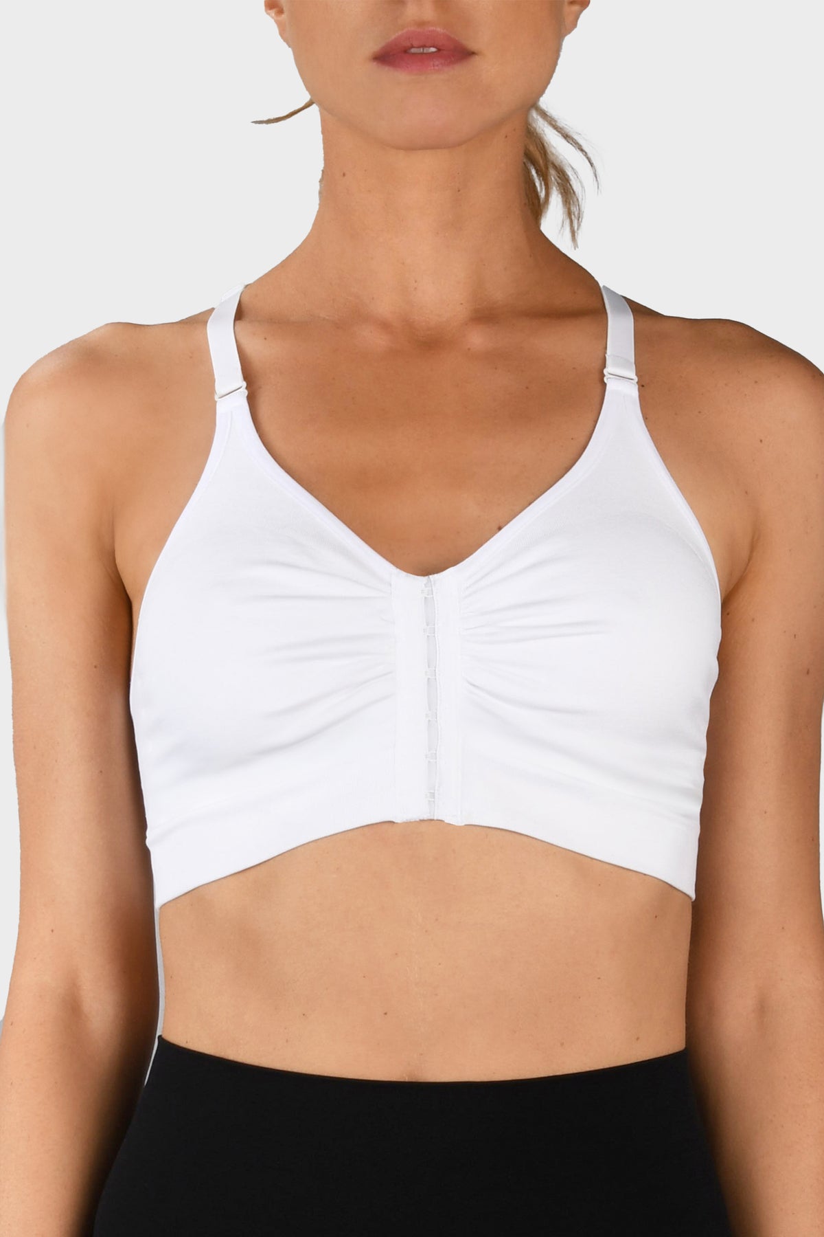 Sports Bra with Hook Closure - High Support