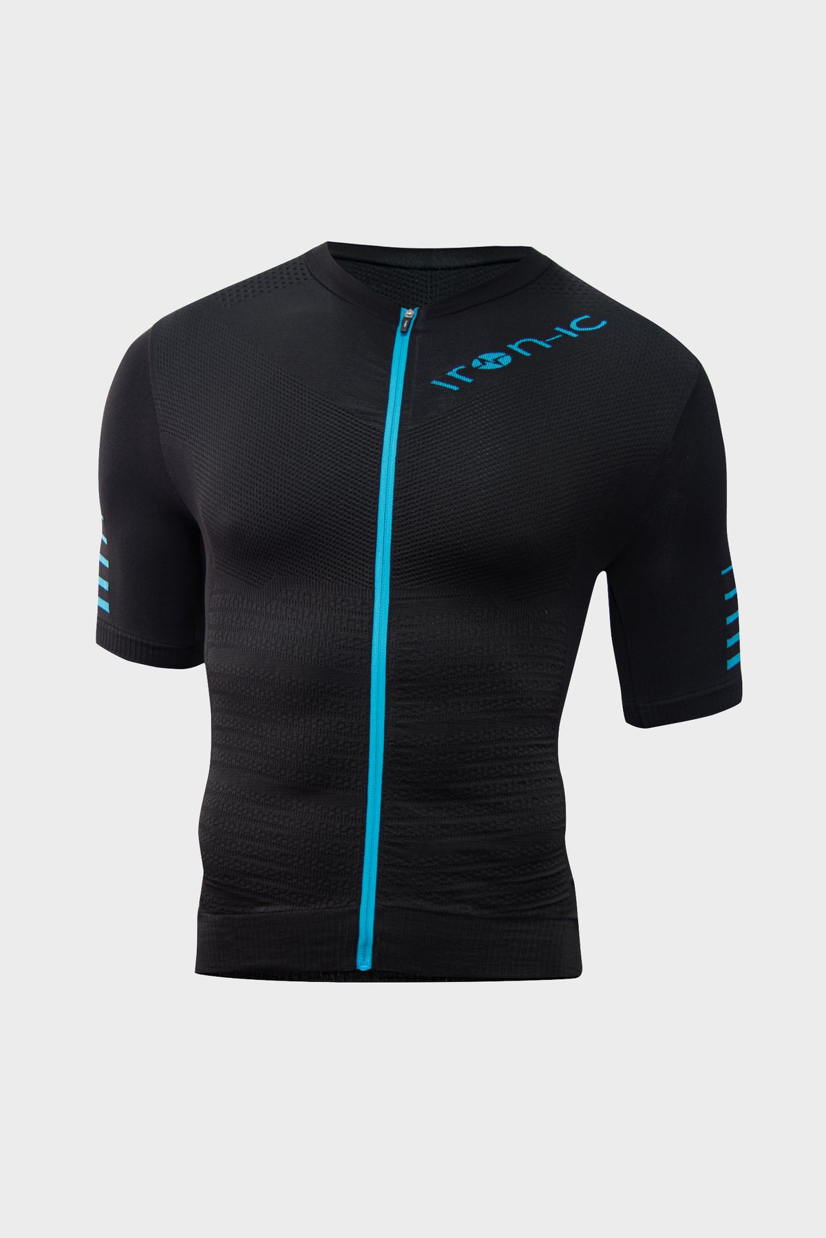 POWER Black Short-Sleeve Cycling Jersey - LIGHT