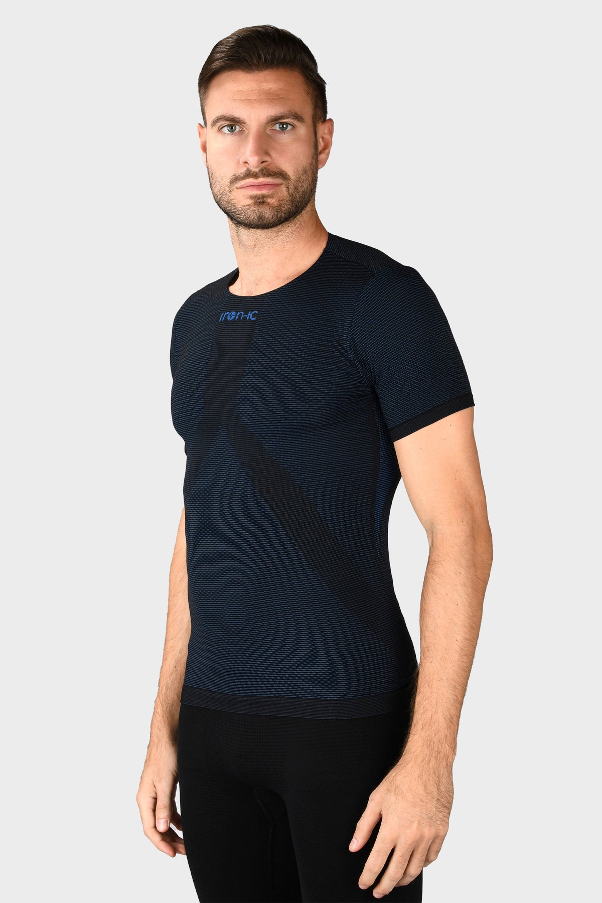 EVONET Ultra-Breathable Microperforated Blue T-Shirt - LIGHT