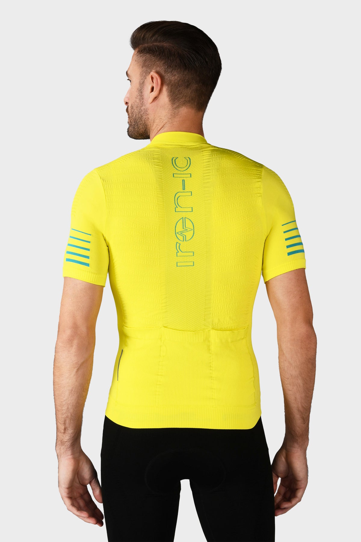 Maglia maniche corte ciclismo POWER Yellow - LIGHT