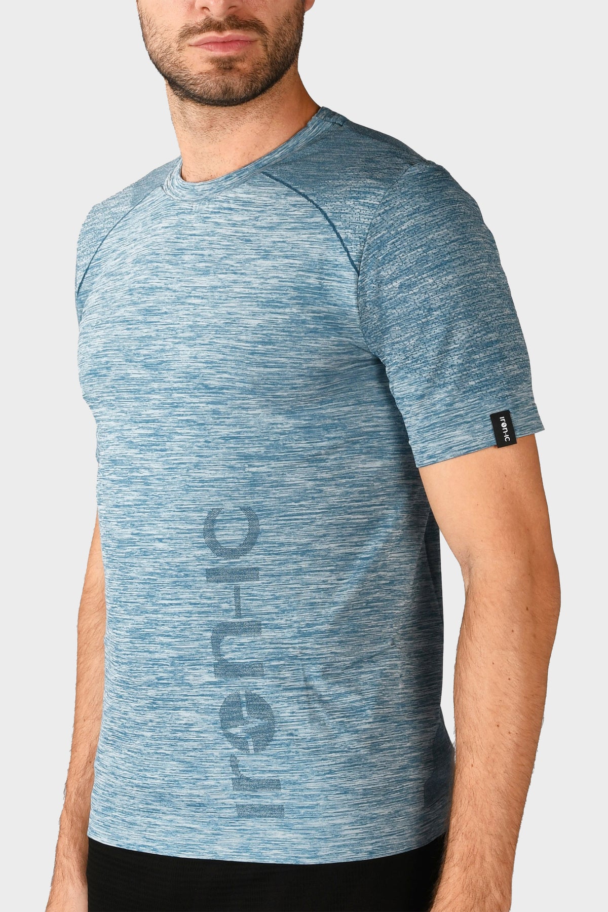 T-Shirt UV Protection Melange Smooth - LIGHT