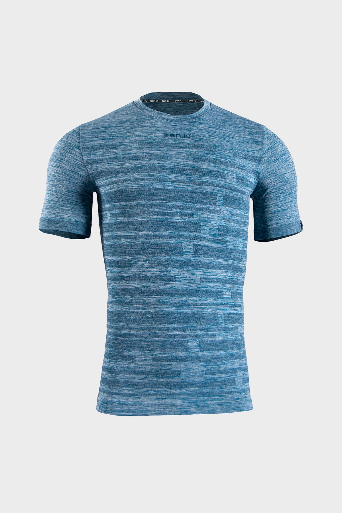 T-Shirt UV Protection Melange Striped - LIGHT