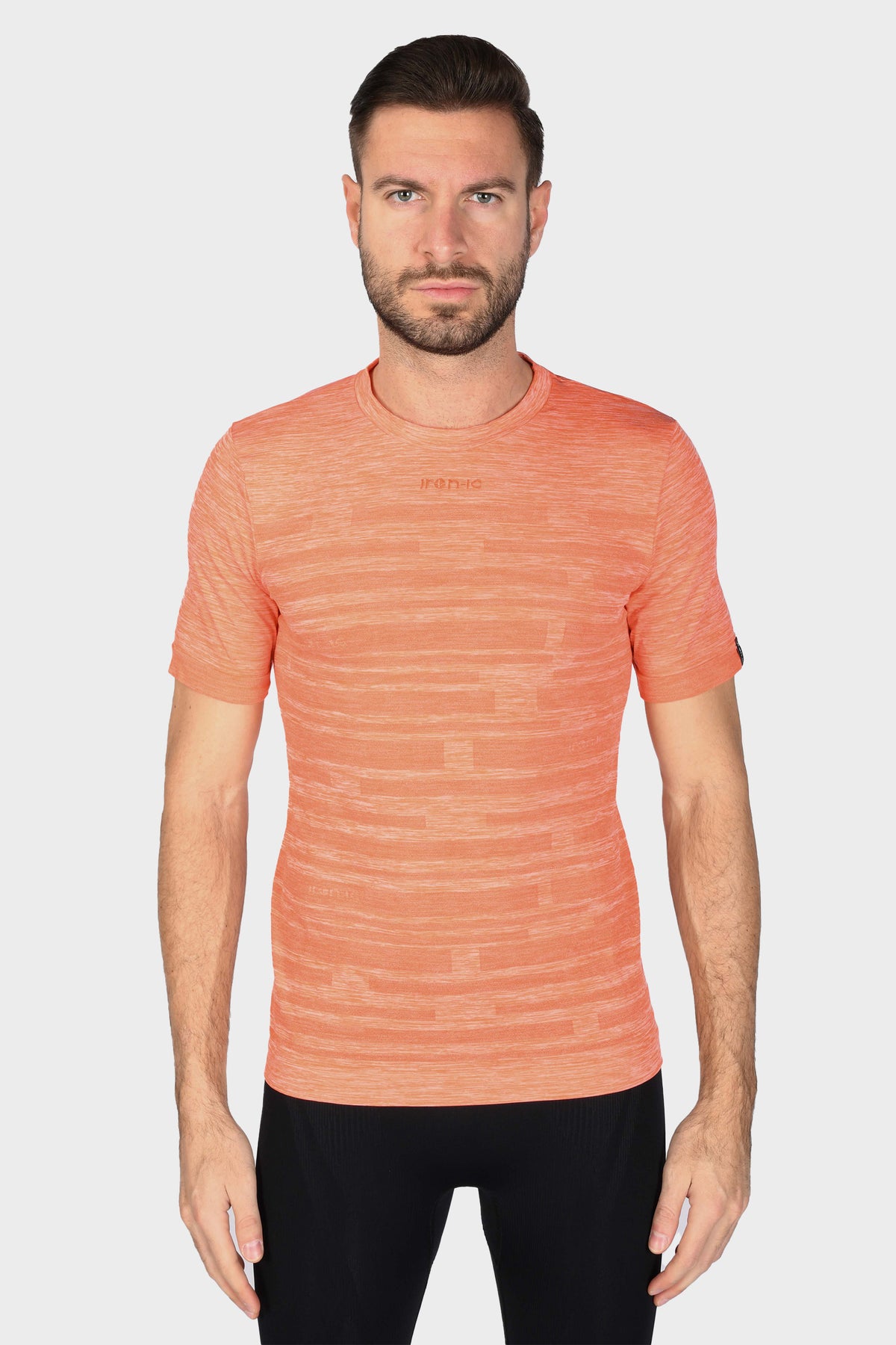 T-Shirt UV Protection Melange Striped - LIGHT