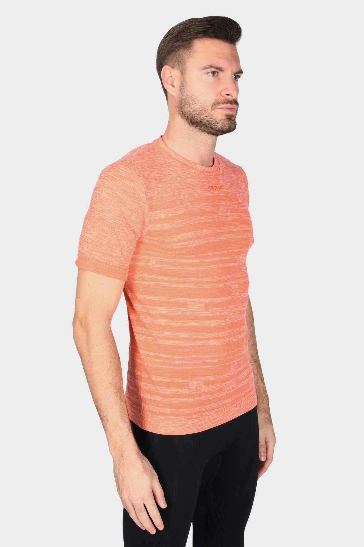 T-Shirt UV Protection Melange Striped - LIGHT