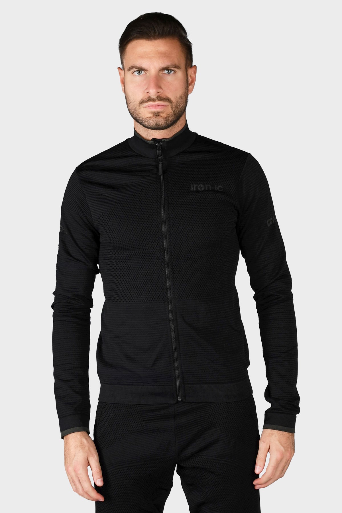Full-Zip Sweatshirt with Thermoregulating Structure - THERMIC