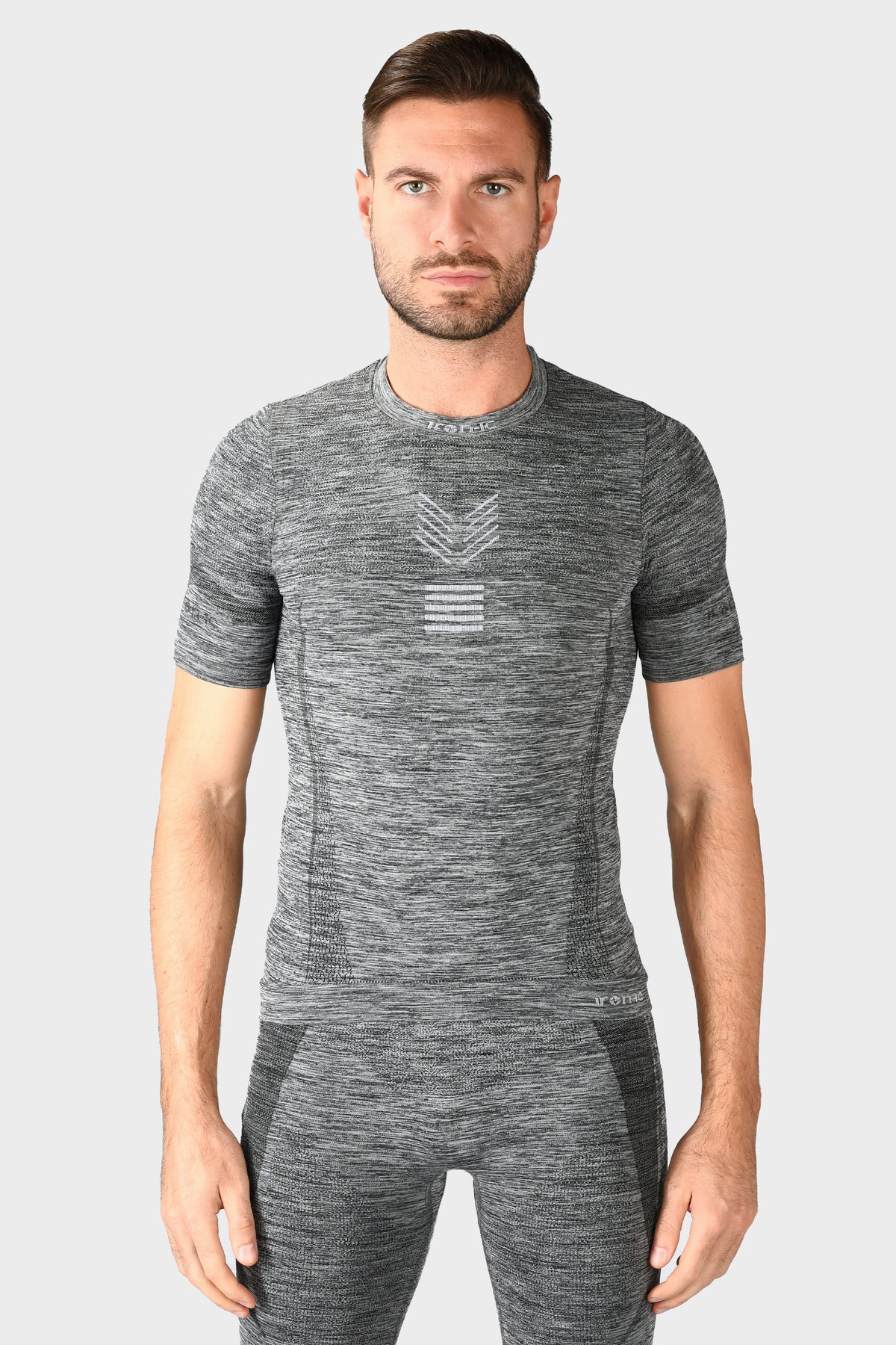 Breathable Melange Technical Baselayer Shirt - THERMIC
