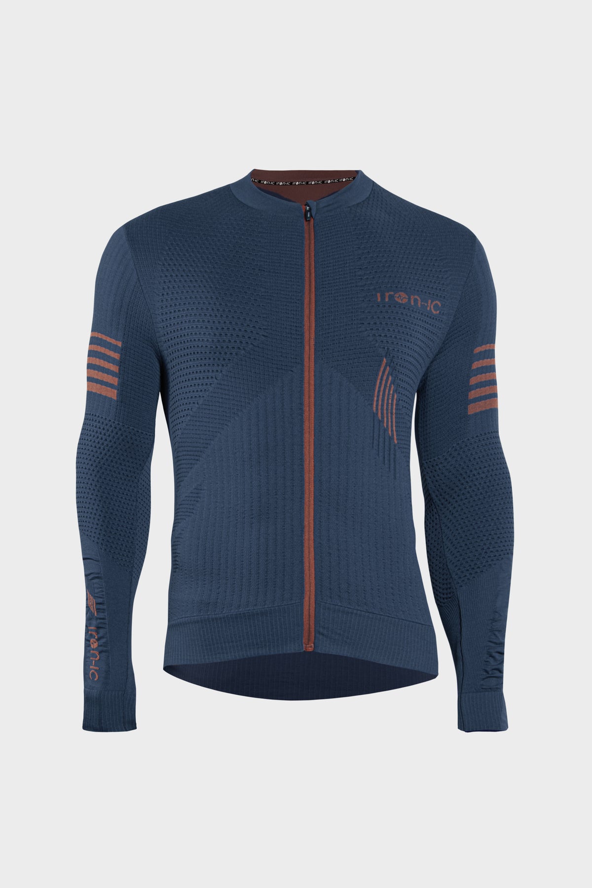 Blue Fleece Thermal Cycling Shirt HERO - WARM