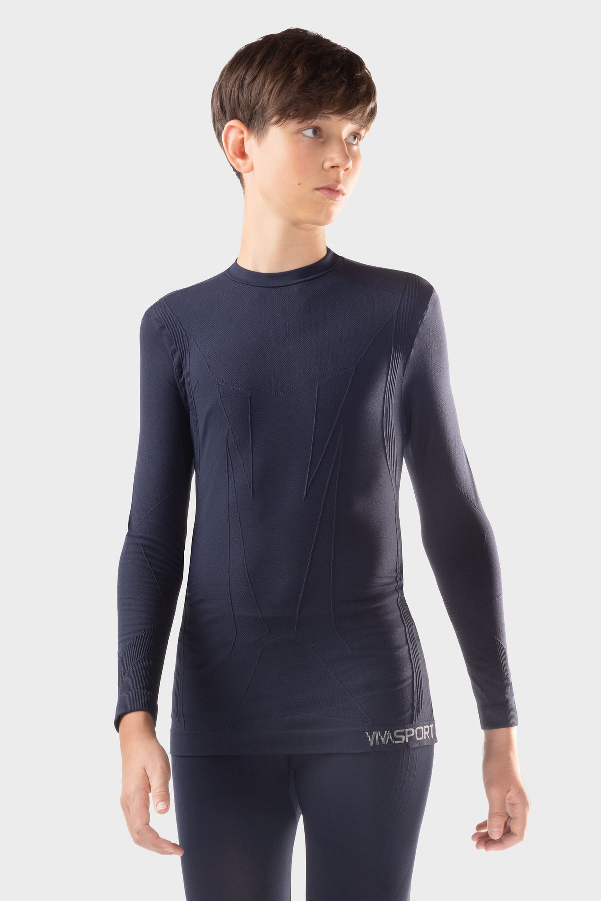 Thermal Baselayer Shirt Junior High Neck - TEAM SPORTS