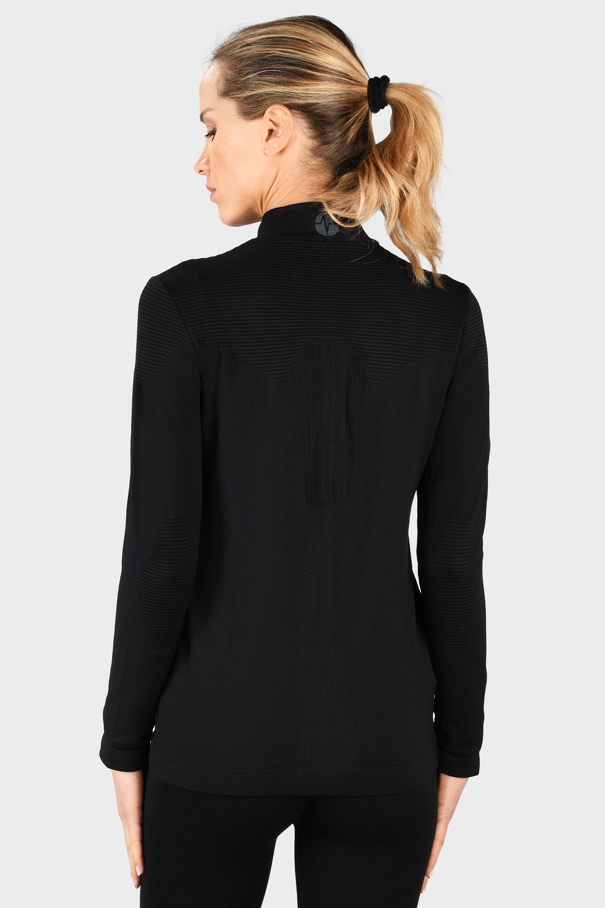 Techno Fleece High Neck Shirt with Full Zip - THERMIC