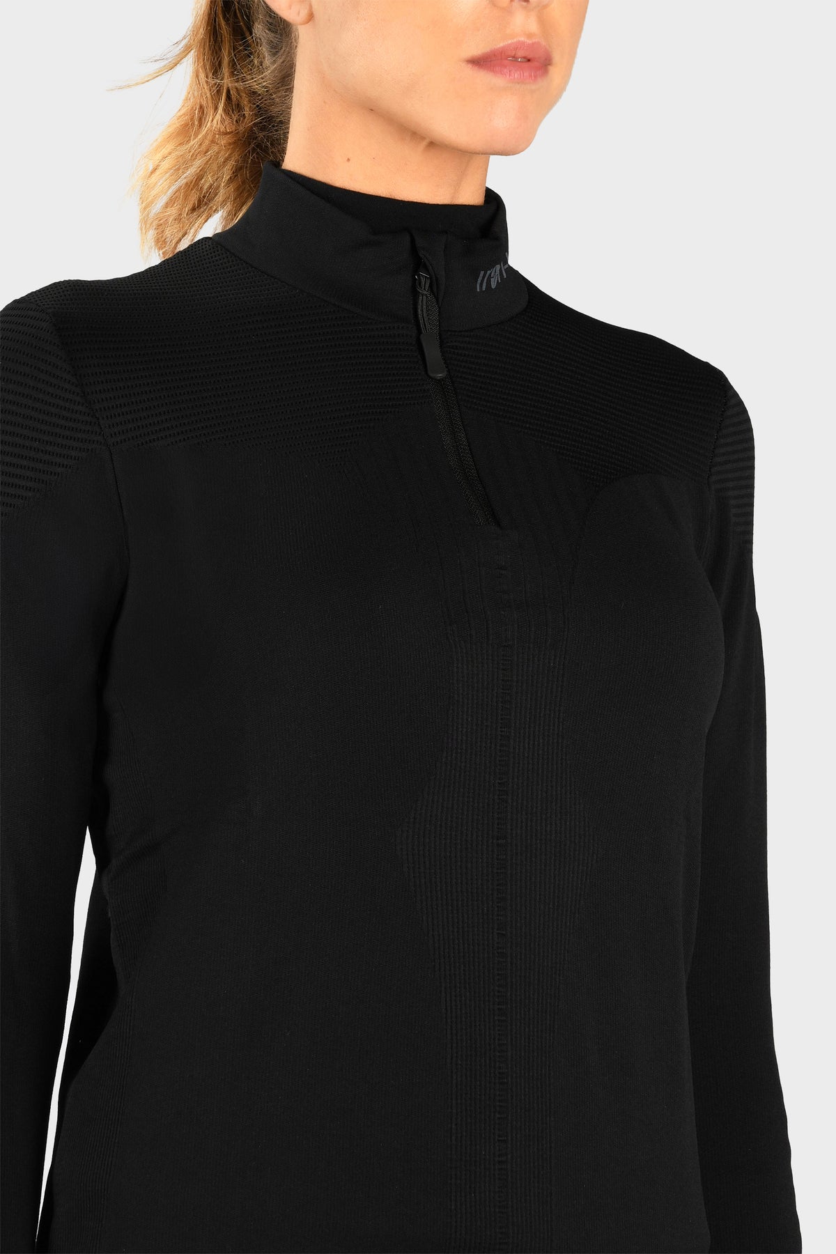 Techno Fleece High Neck Shirt with 1/2 Zip - THERMIC
