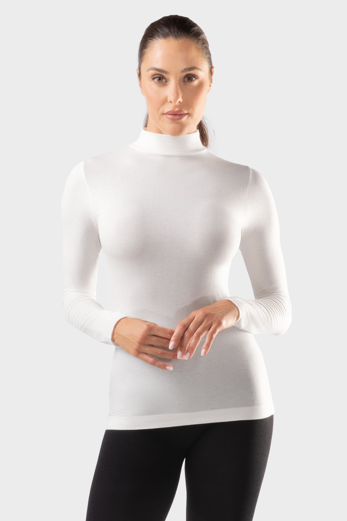 Cashmere High Neck Baselayer Shirt - THERMIC