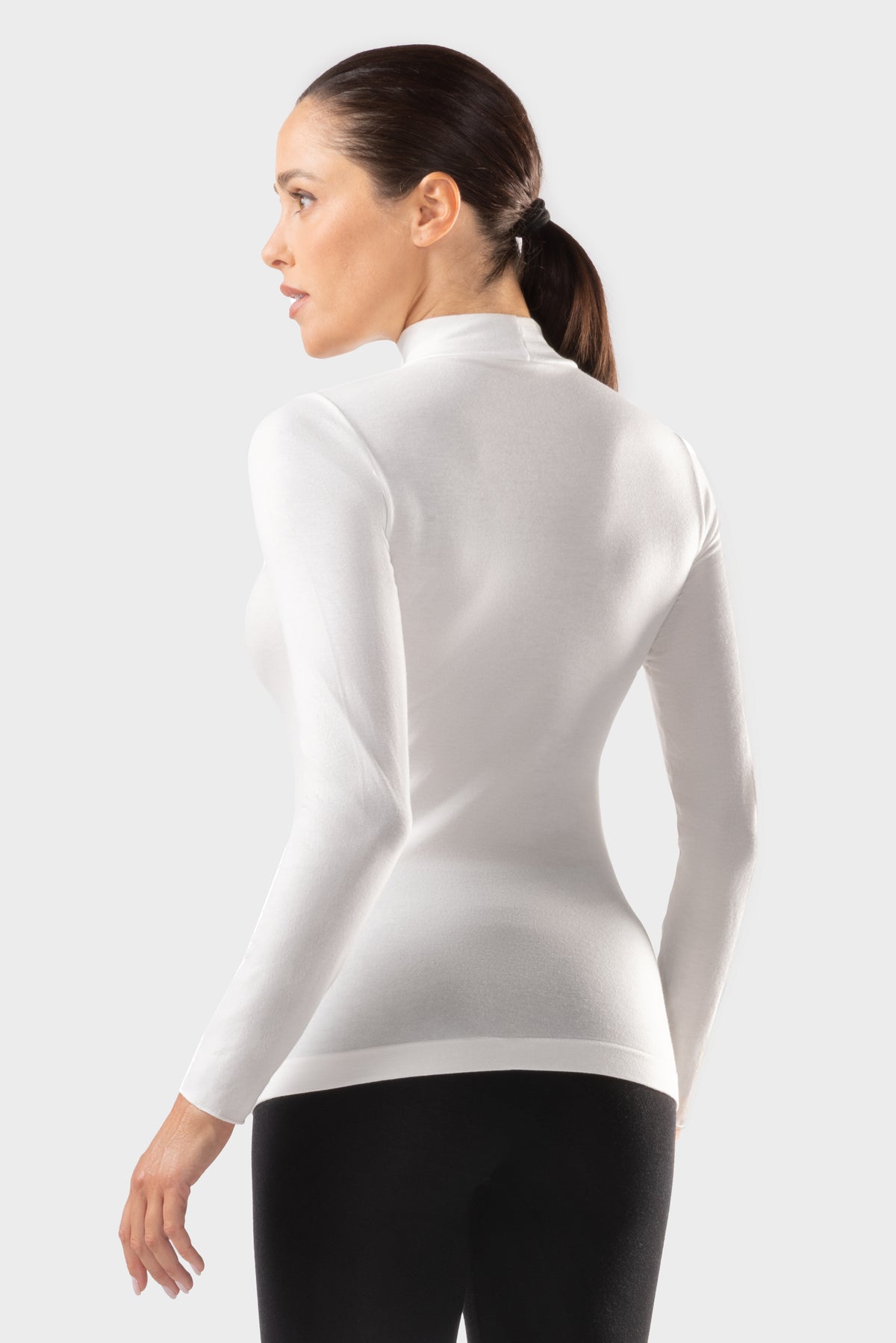 Cashmere High Neck Baselayer Shirt - THERMIC