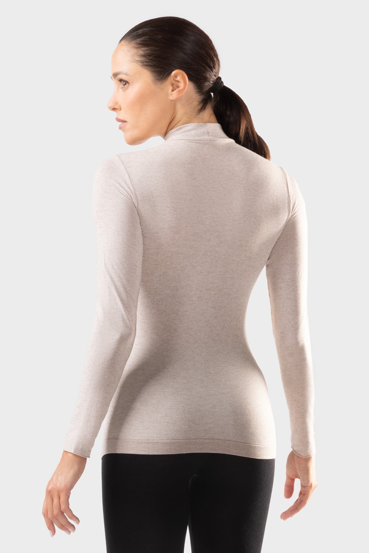 Cashmere High Neck Baselayer Shirt - THERMIC