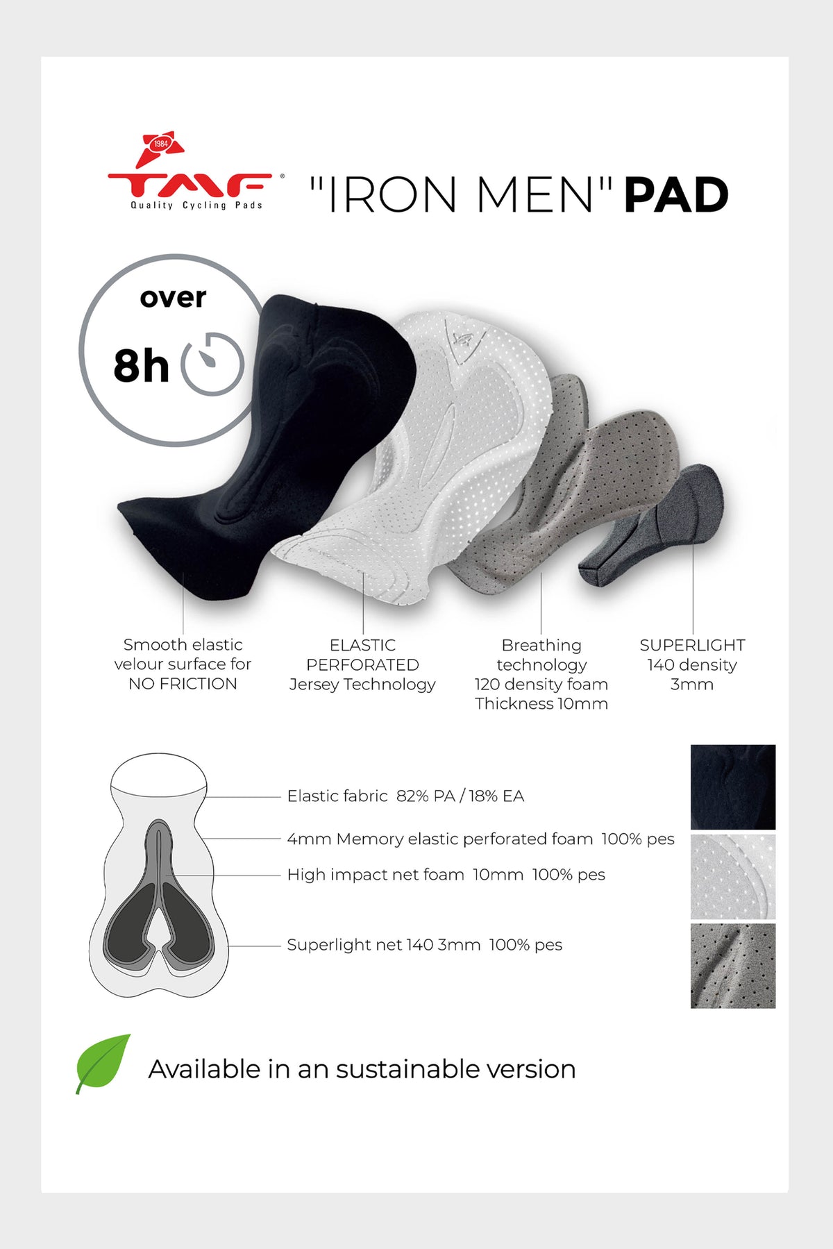Cycling bib tights HERO COLLECTION - WARM