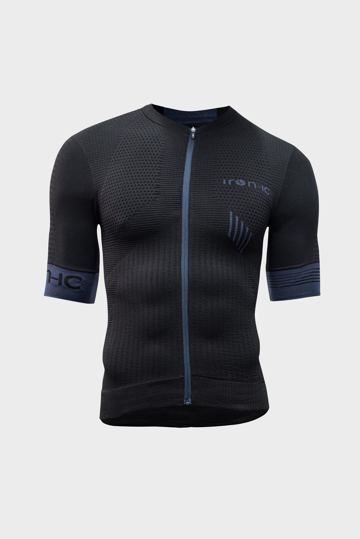 HERO Black Short-Sleeve Cycling Jersey - LIGHT