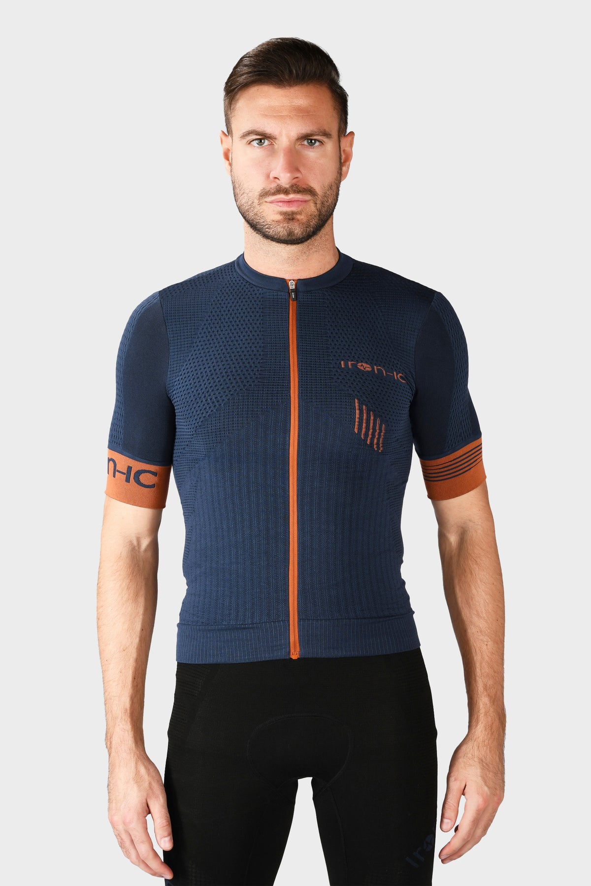 HERO Blue Short-Sleeve Cycling Jersey - LIGHT