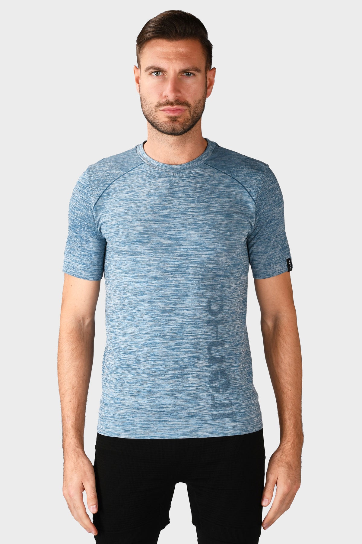 T-Shirt UV Protection Melange Smooth - LIGHT