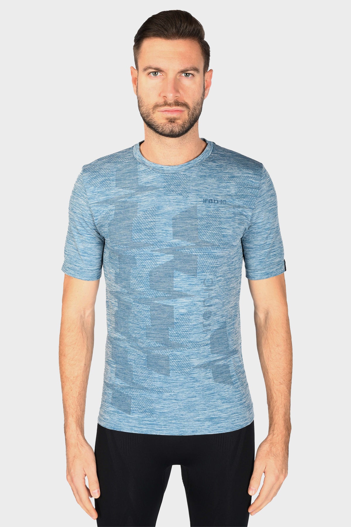 T-Shirt UV Protection Melange ZigZag - LIGHT