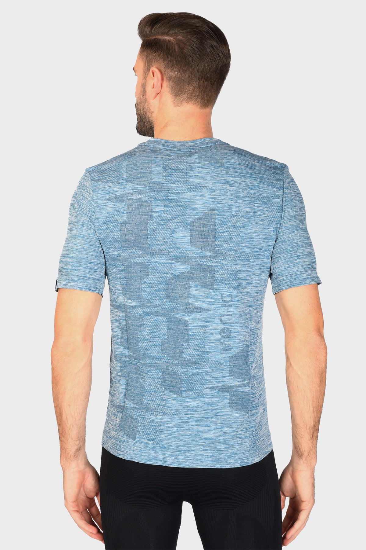 T-Shirt UV Protection Melange ZigZag - LIGHT