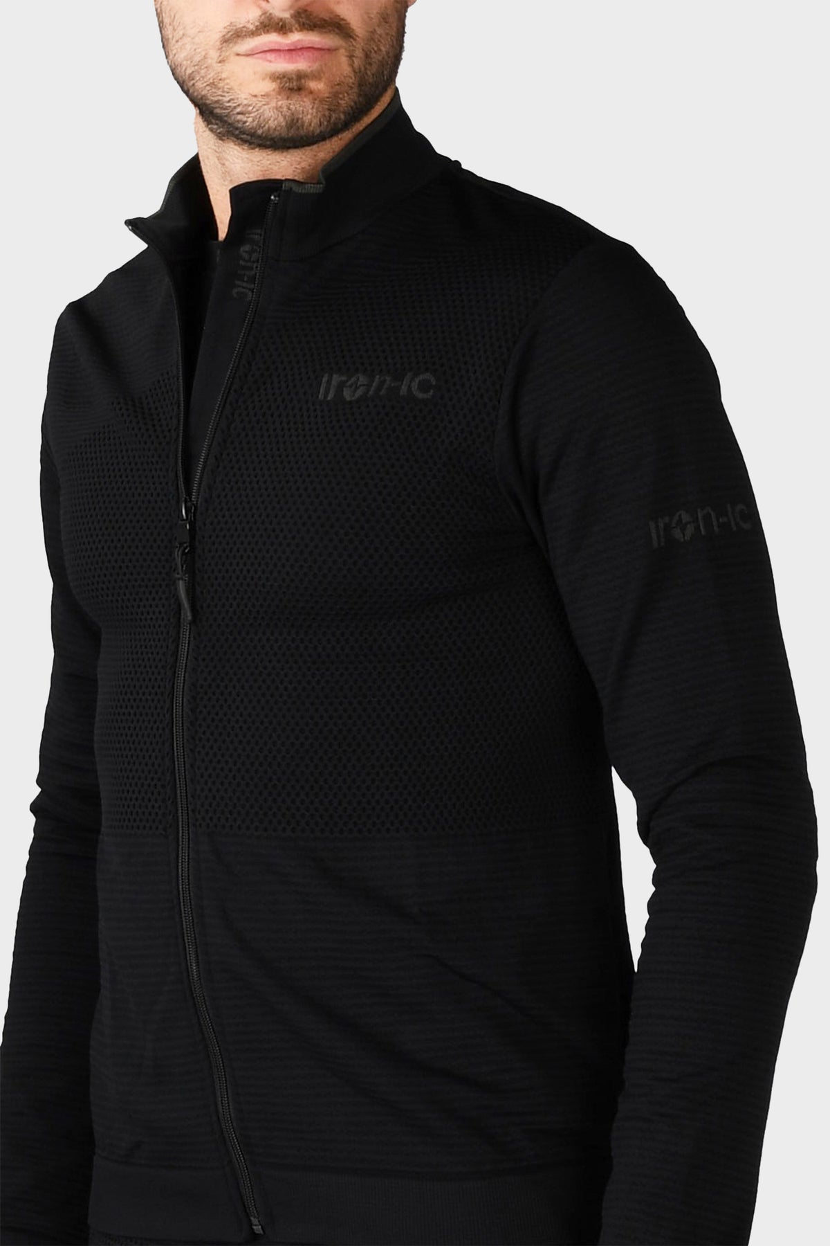 Full-Zip Sweatshirt with Thermoregulating Structure - THERMIC