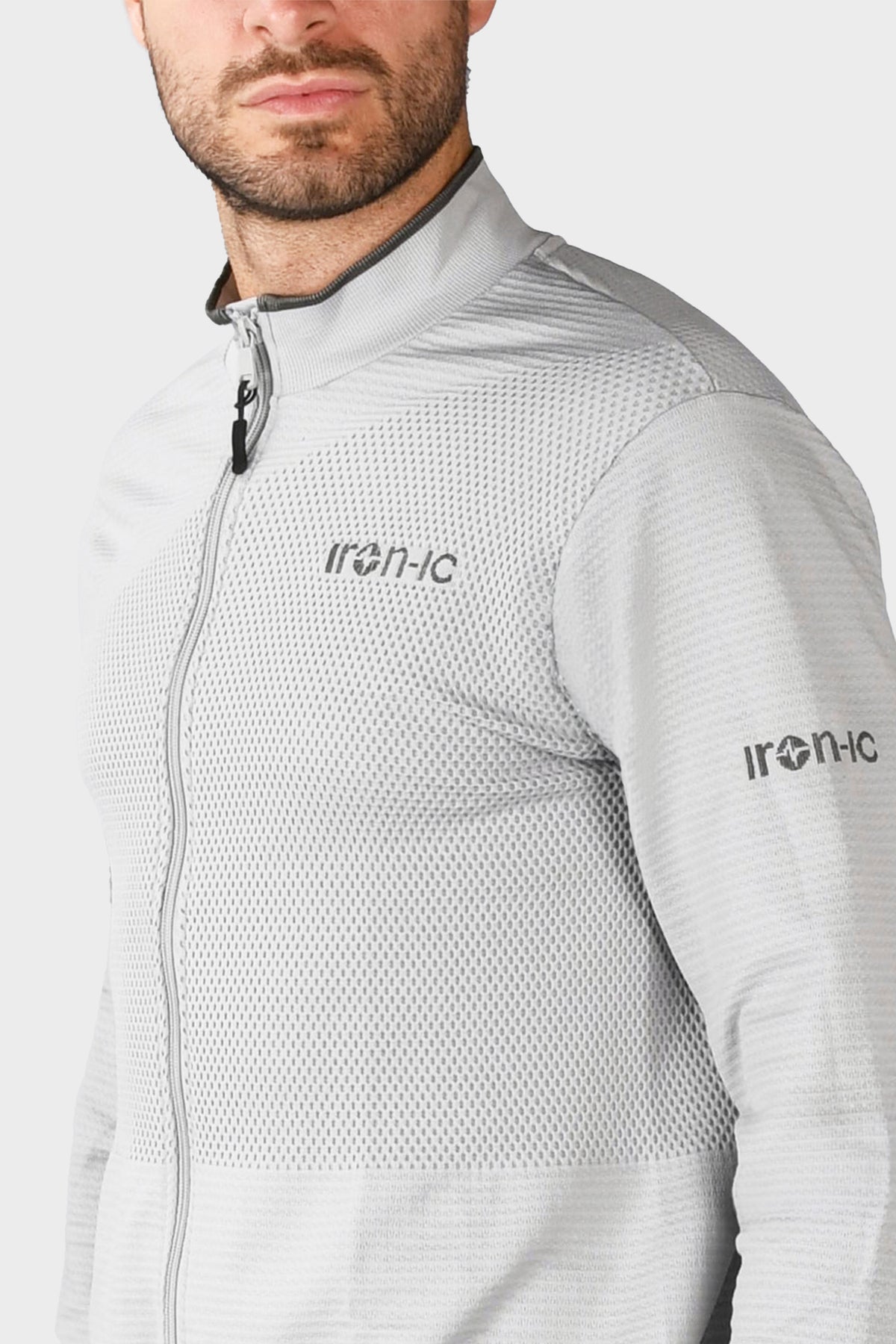 Full-Zip Sweatshirt with Thermoregulating Structure - THERMIC