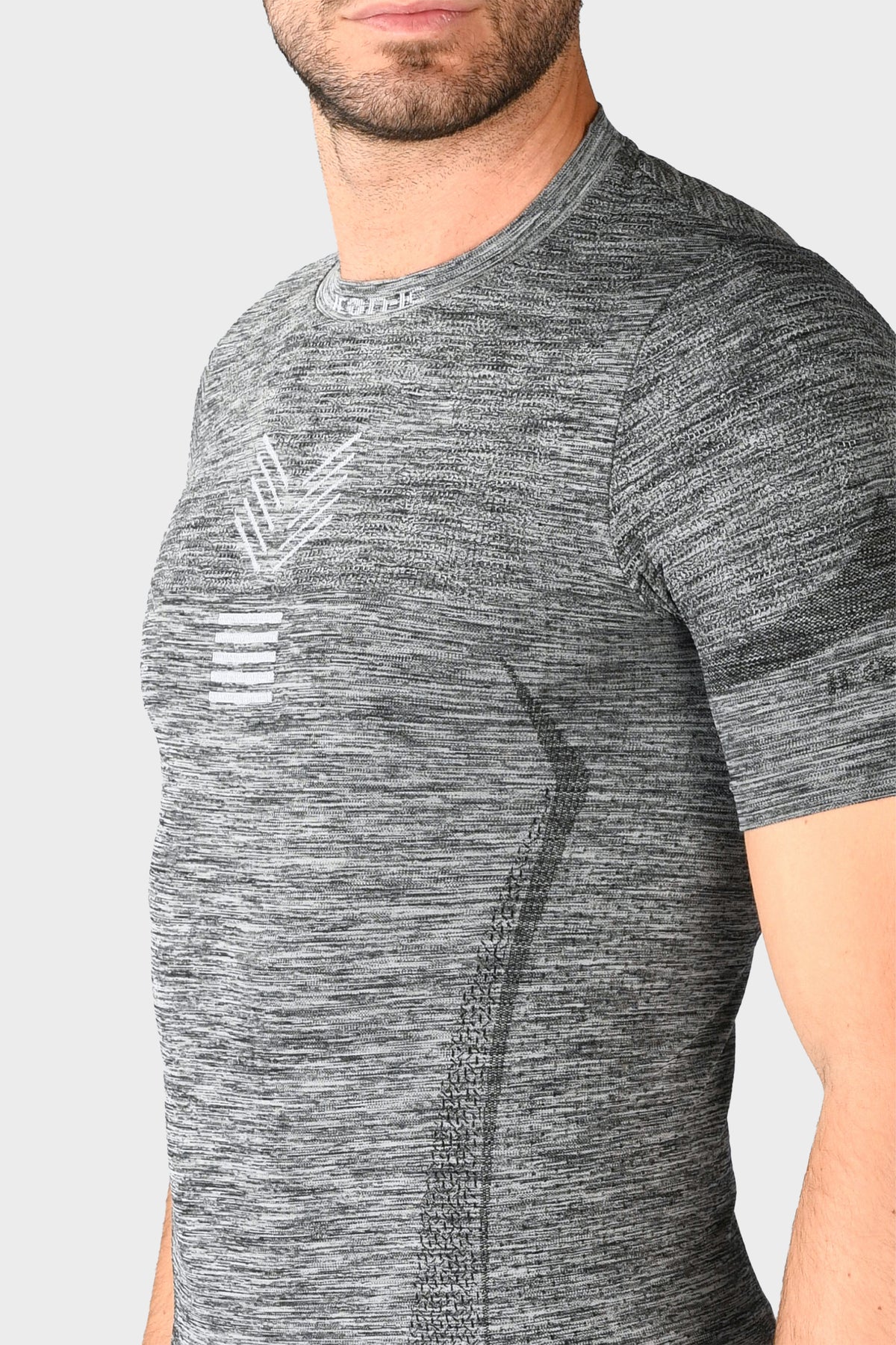 Breathable Melange Technical Baselayer Shirt - THERMIC