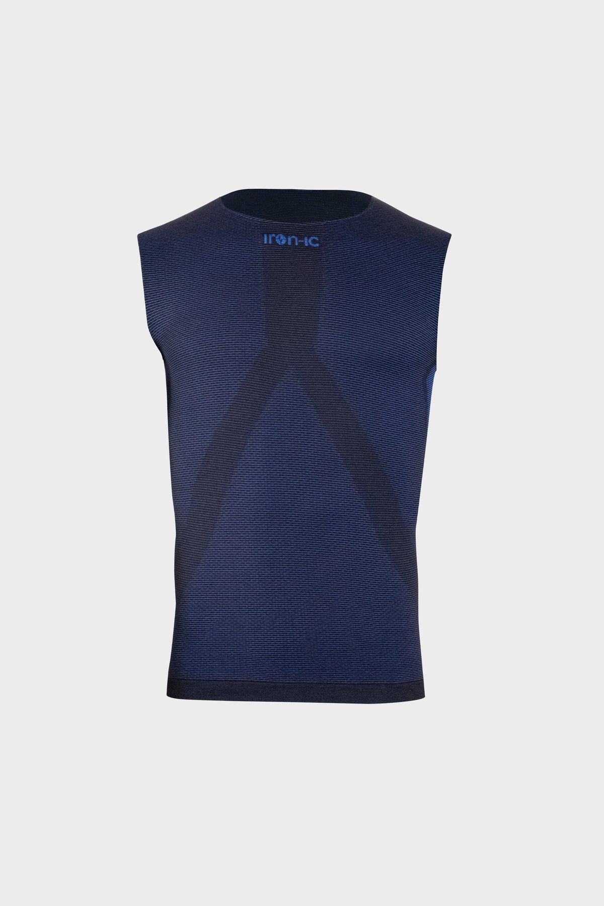 Evonet Ultra-breathable Micro-perforated Tank Top Black/Blue Unisex - LIGHT