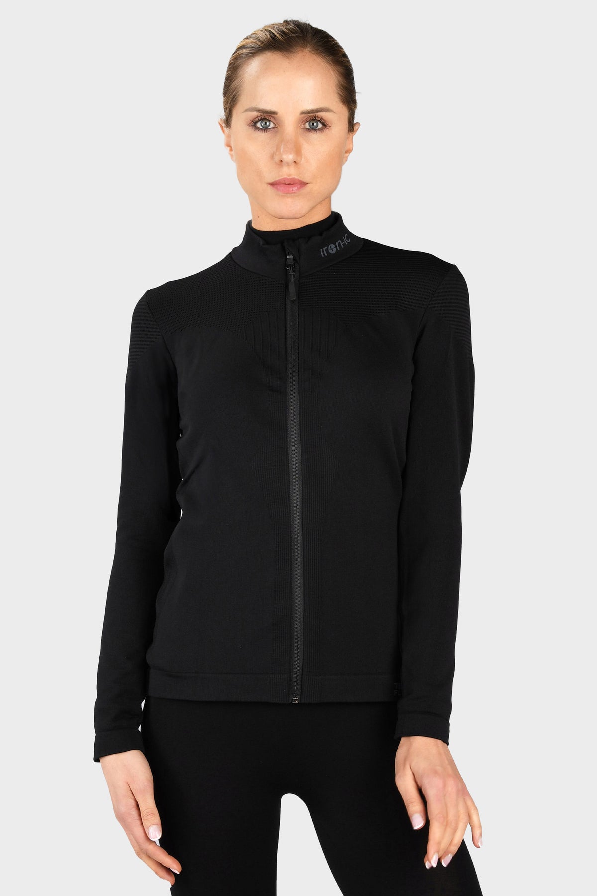 Techno Fleece High Neck Shirt with Full Zip - THERMIC