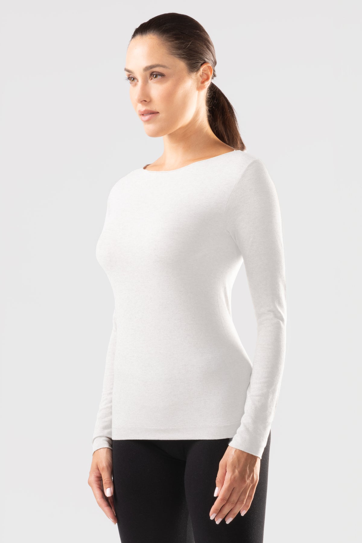 Maglia baselayer girocollo cashmere Hircus - THERMIC