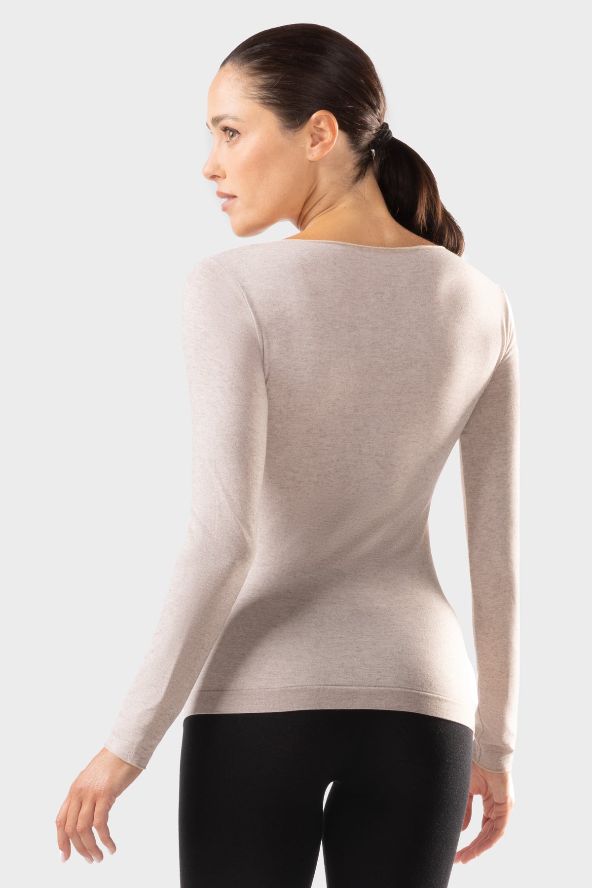 Maglia baselayer girocollo cashmere Hircus - THERMIC