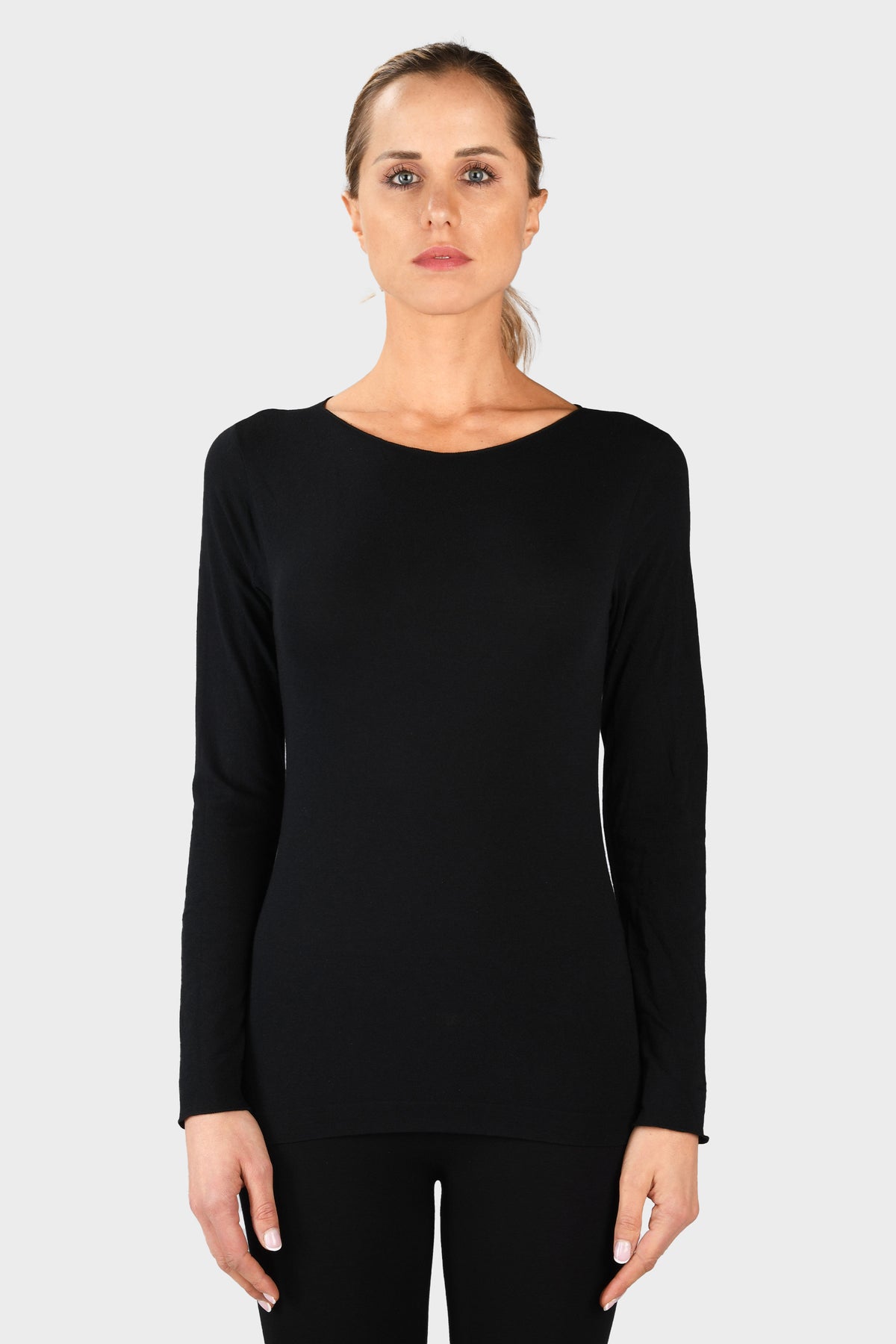 Cashmere Crew Neck Baselayer Shirt - THERMIC