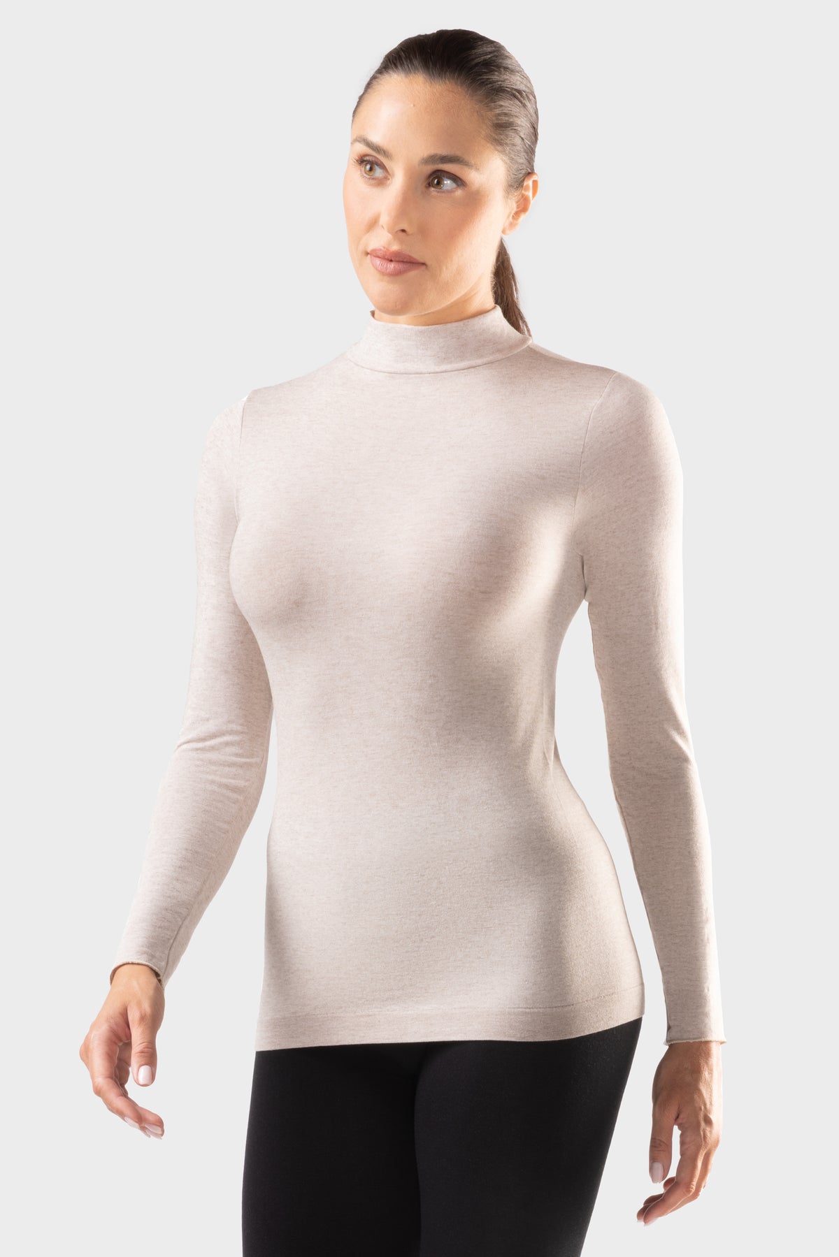 Cashmere High Neck Baselayer Shirt - THERMIC
