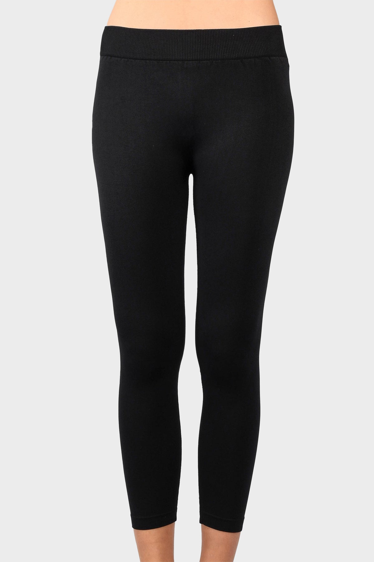 Basic 7/8 Medium-Rise Fitness Leggings - THERMIC