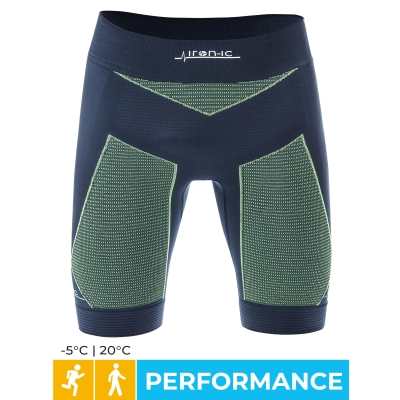 Short pants blue-yellow - man performance +5° / +35°